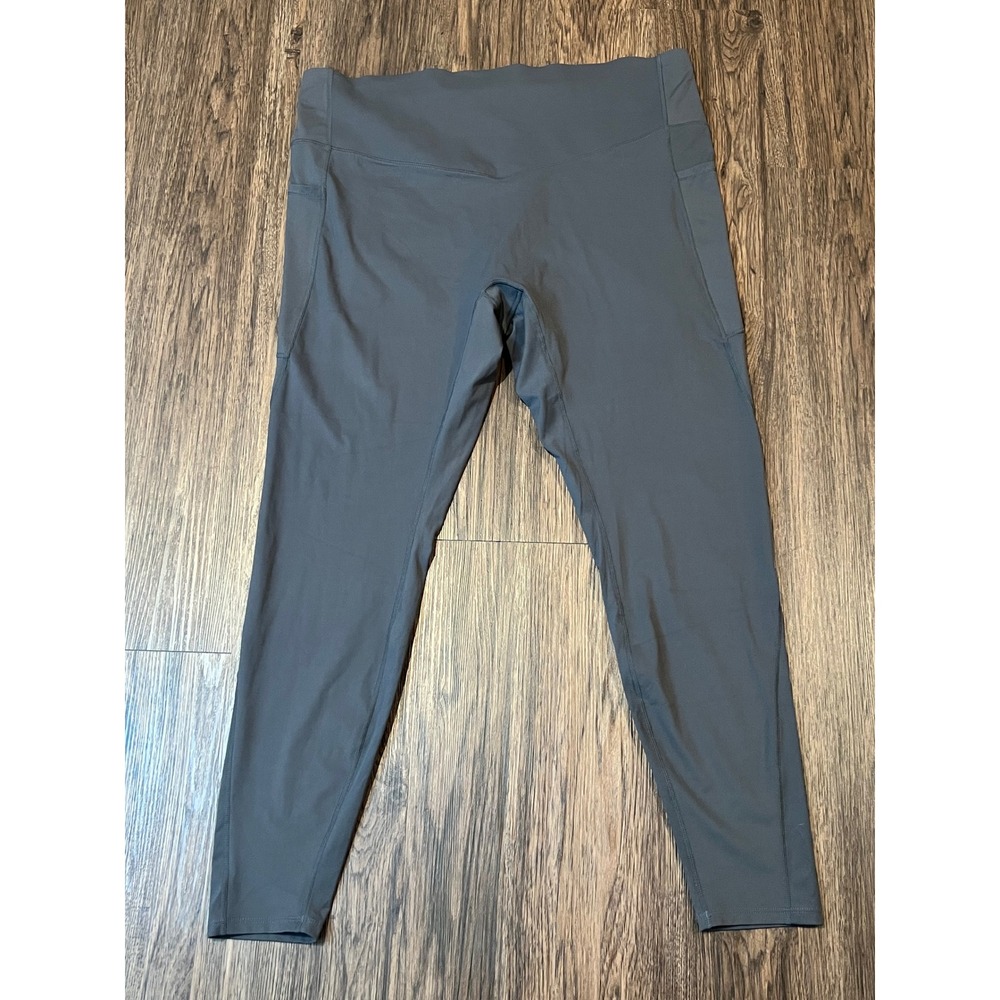 Halara UltraSculpt Gray High Waisted Pocket Leggings 2X NWT Full Length Yoga